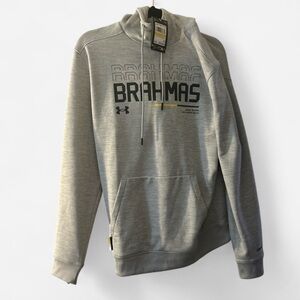 NWT Under Armour Gray UFL San Antonio Brahmas Hoodie